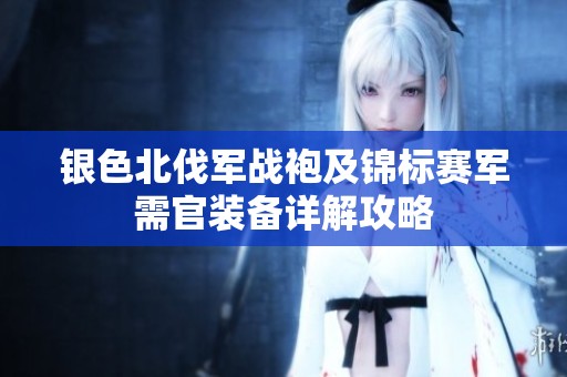 银色北伐军战袍及锦标赛军需官装备详解攻略