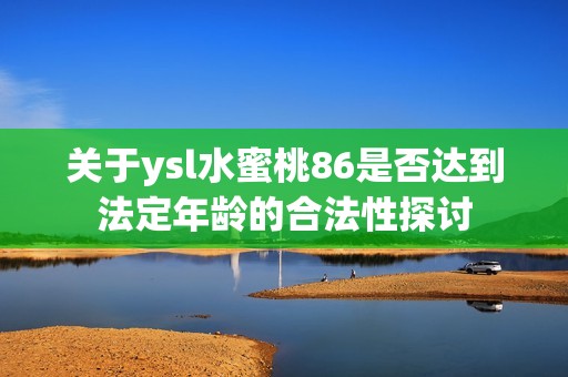 关于ysl水蜜桃86是否达到法定年龄的合法性探讨