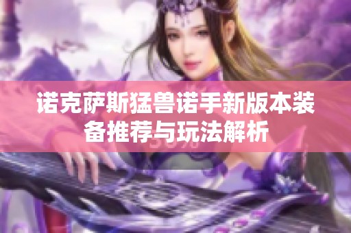 诺克萨斯猛兽诺手新版本装备推荐与玩法解析
