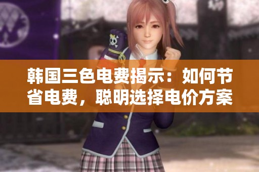 韩国三色电费揭示：如何节省电费，聪明选择电价方案