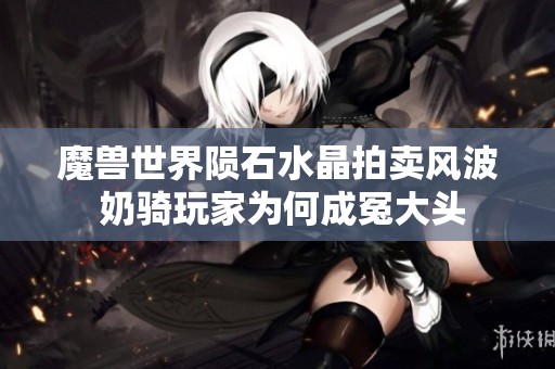 魔兽世界陨石水晶拍卖风波 奶骑玩家为何成冤大头
