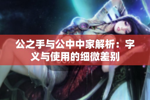 公之手与公中中家解析：字义与使用的细微差别