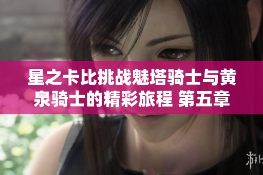 星之卡比挑战魅塔骑士与黄泉骑士的精彩旅程 第五章与第六章解析
