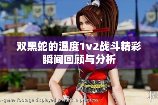双黑蛇的温度1v2战斗精彩瞬间回顾与分析