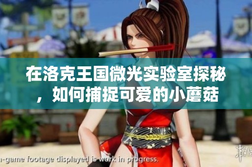 在洛克王国微光实验室探秘，如何捕捉可爱的小蘑菇