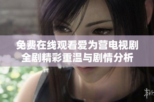 免费在线观看爱为营电视剧全剧精彩重温与剧情分析