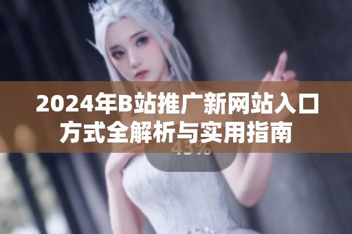 2024年B站推广新网站入口方式全解析与实用指南