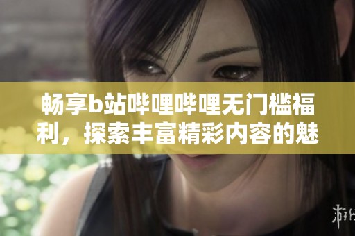 畅享b站哔哩哔哩无门槛福利，探索丰富精彩内容的魅力