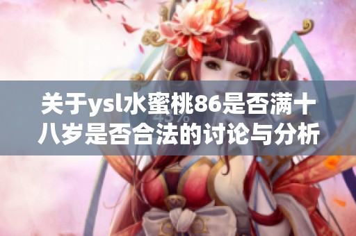 关于ysl水蜜桃86是否满十八岁是否合法的讨论与分析