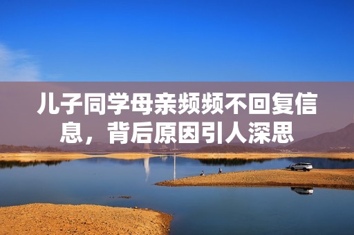儿子同学母亲频频不回复信息，背后原因引人深思