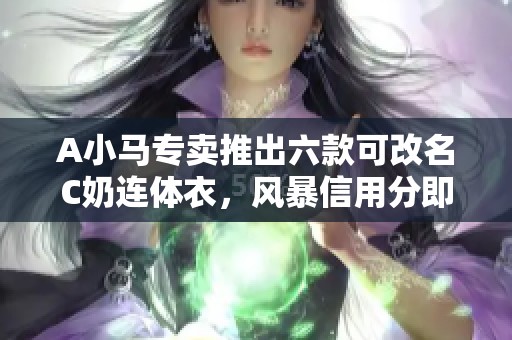 A小马专卖推出六款可改名C奶连体衣，风暴信用分即将上线