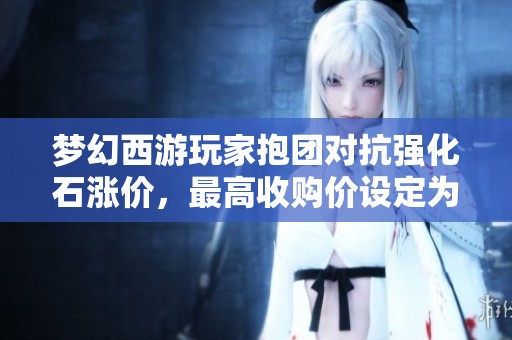 梦幻西游玩家抱团对抗强化石涨价，最高收购价设定为10万