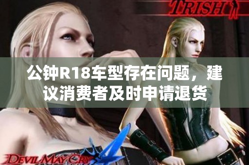 公钟R18车型存在问题，建议消费者及时申请退货