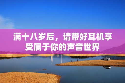 满十八岁后，请带好耳机享受属于你的声音世界