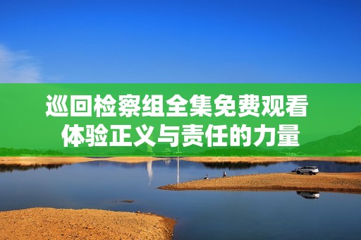 巡回检察组全集免费观看 体验正义与责任的力量