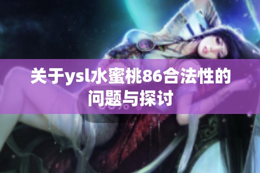 关于ysl水蜜桃86合法性的问题与探讨