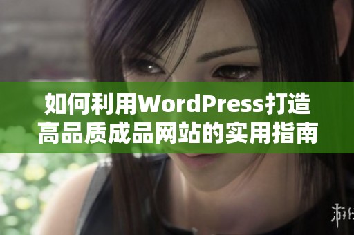 如何利用WordPress打造高品质成品网站的实用指南