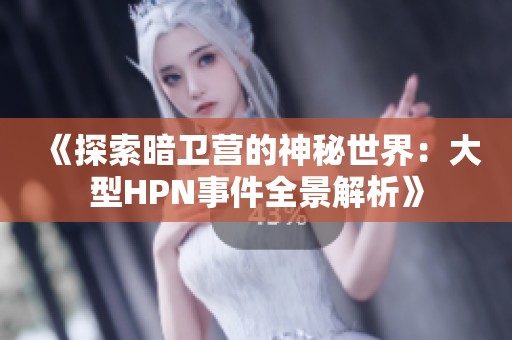 《探索暗卫营的神秘世界：大型HPN事件全景解析》