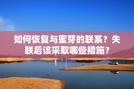 如何恢复与蜜芽的联系？失联后该采取哪些措施？