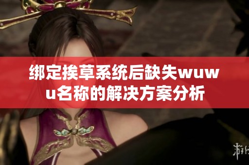 绑定挨草系统后缺失wuwu名称的解决方案分析