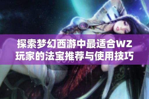 探索梦幻西游中最适合WZ玩家的法宝推荐与使用技巧