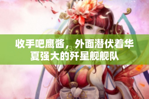 收手吧鹰酱，外面潜伏着华夏强大的歼星舰舰队