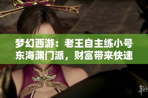 梦幻西游：老王自主练小号东海渊门派，财富带来快速升级体验