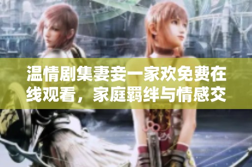 温情剧集妻妾一家欢免费在线观看，家庭羁绊与情感交织的故事