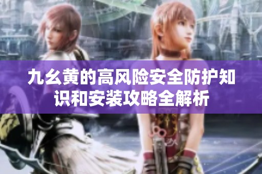 九幺黄的高风险安全防护知识和安装攻略全解析