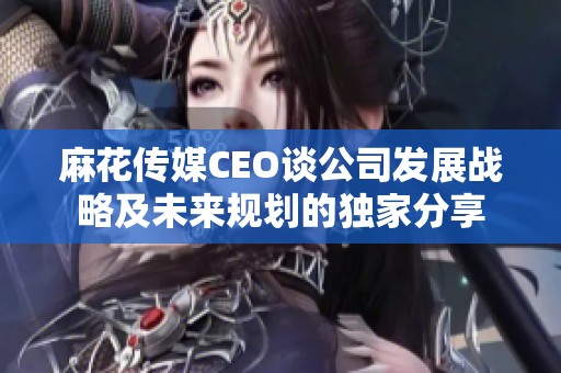 麻花传媒CEO谈公司发展战略及未来规划的独家分享