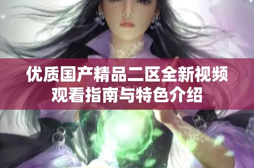 优质国产精品二区全新视频观看指南与特色介绍