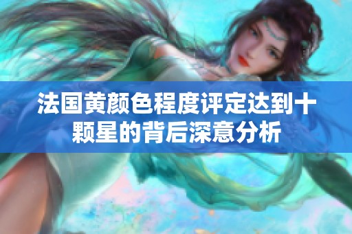 法国黄颜色程度评定达到十颗星的背后深意分析