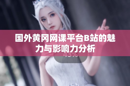 国外黄冈网课平台B站的魅力与影响力分析
