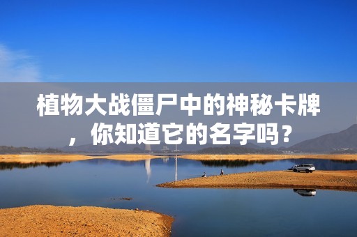 植物大战僵尸中的神秘卡牌，你知道它的名字吗？
