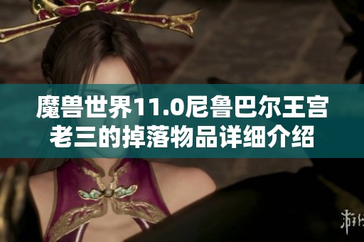 魔兽世界11.0尼鲁巴尔王宫老三的掉落物品详细介绍