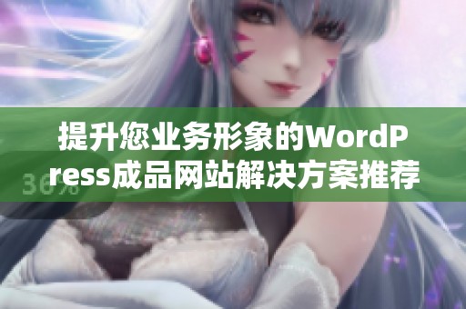 提升您业务形象的WordPress成品网站解决方案推荐