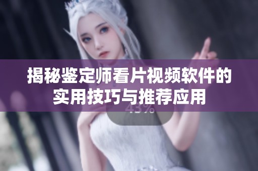 揭秘鉴定师看片视频软件的实用技巧与推荐应用