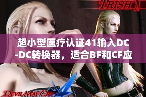 超小型医疗认证41输入DC-DC转换器，适合BF和CF应用领域