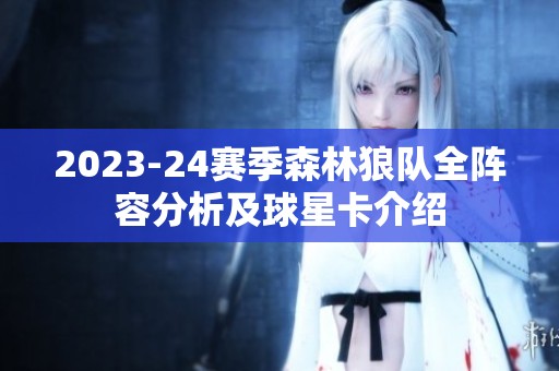 2023-24赛季森林狼队全阵容分析及球星卡介绍
