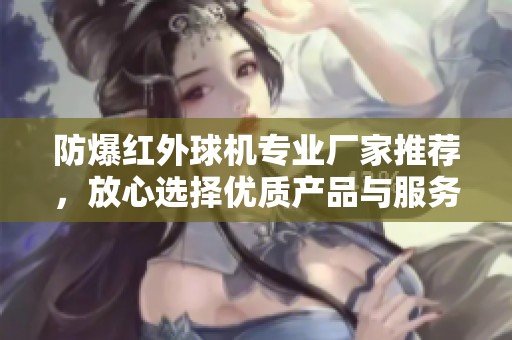 防爆红外球机专业厂家推荐，放心选择优质产品与服务