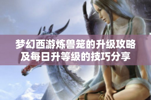 梦幻西游炼兽笼的升级攻略及每日升等级的技巧分享