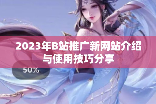 2023年B站推广新网站介绍与使用技巧分享