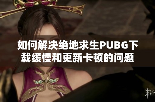 如何解决绝地求生PUBG下载缓慢和更新卡顿的问题