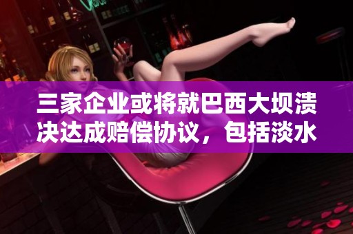 三家企业或将就巴西大坝溃决达成赔偿协议，包括淡水河谷和必和必拓