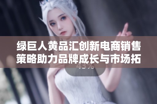 绿巨人黄品汇创新电商销售策略助力品牌成长与市场拓展