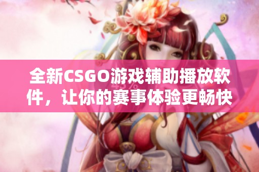 全新CSGO游戏辅助播放软件，让你的赛事体验更畅快