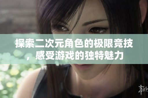 探索二次元角色的极限竞技，感受游戏的独特魅力