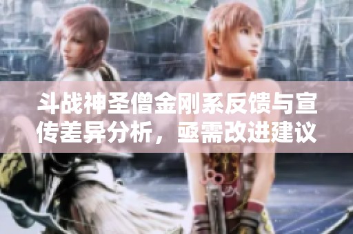 斗战神圣僧金刚系反馈与宣传差异分析，亟需改进建议