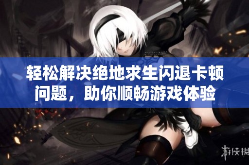 轻松解决绝地求生闪退卡顿问题，助你顺畅游戏体验
