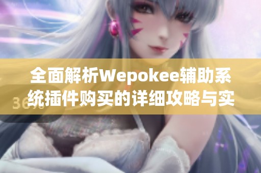 全面解析Wepokee辅助系统插件购买的详细攻略与实测体验